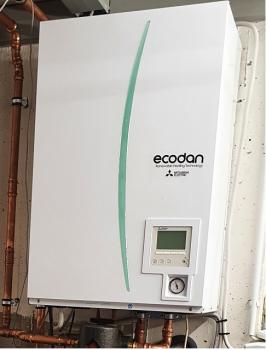 Ecodan Wärmepumpe Beispiel