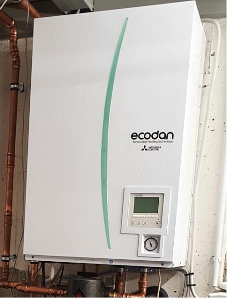 Ecodan Wärmepumpe Beispiel